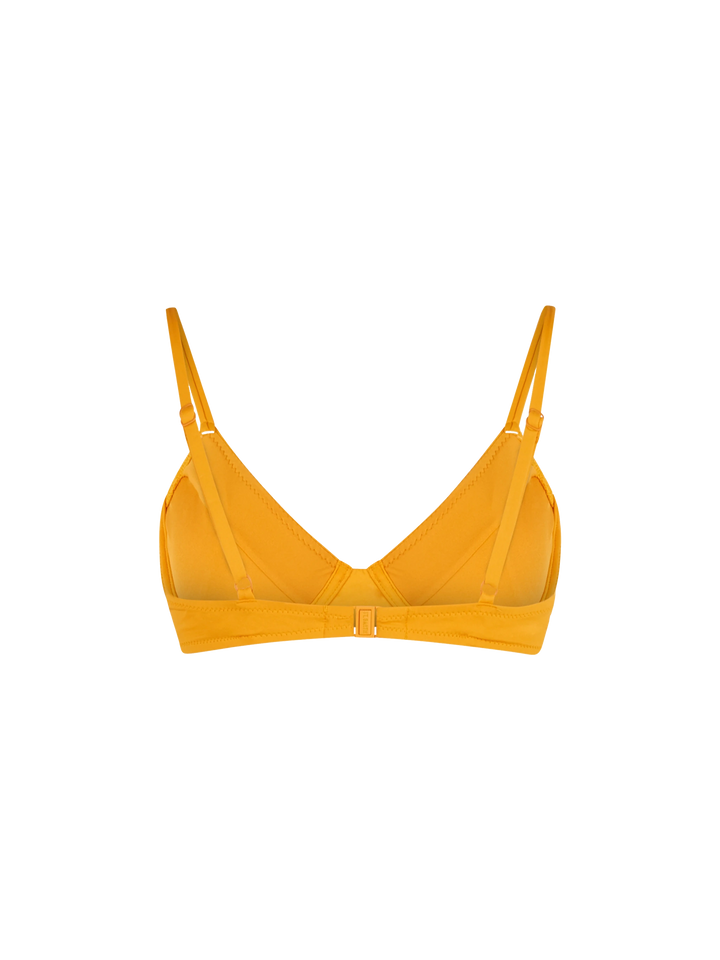 Ockerfarbenes Bügel-Bralette-Oberteil „Bea“