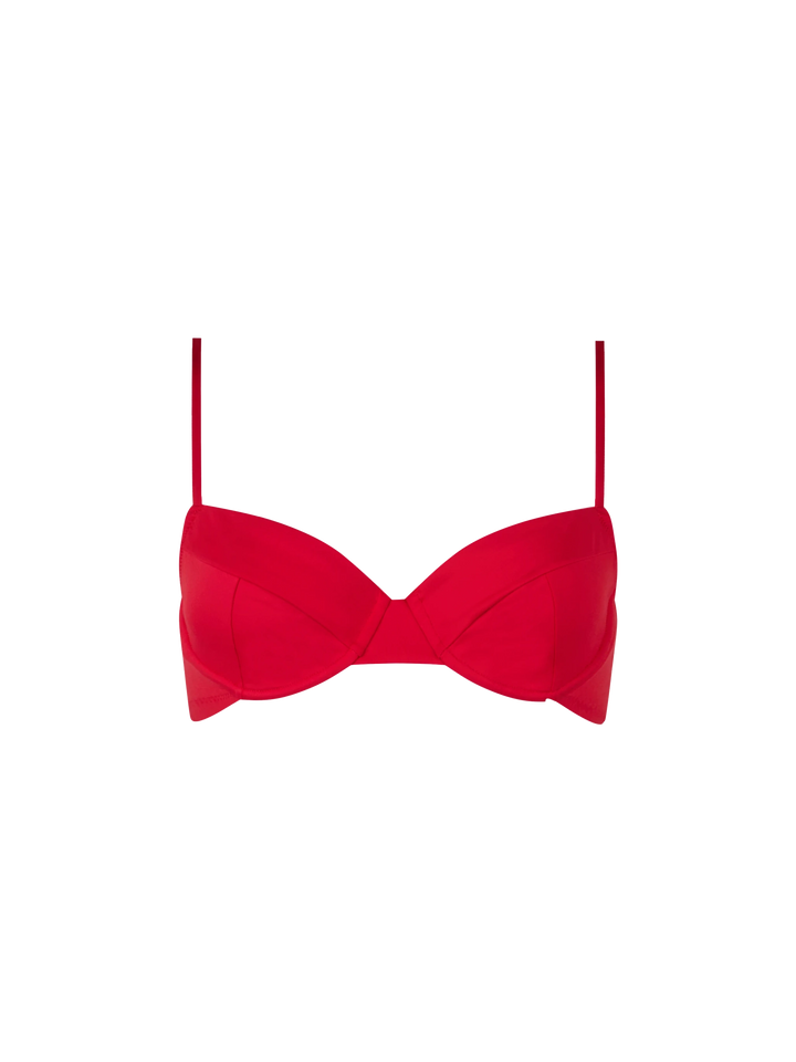 Bralette rossa Bea con ferretto