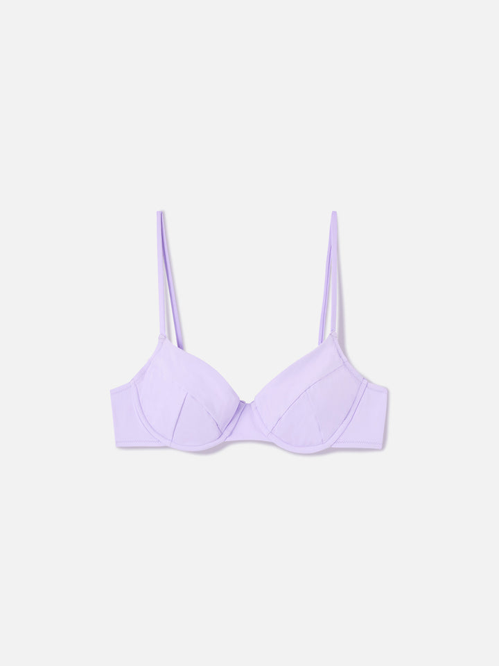 Lilac Bea underwired bralette bikini top
