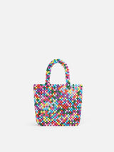 Borsa piccola con perline multicolor