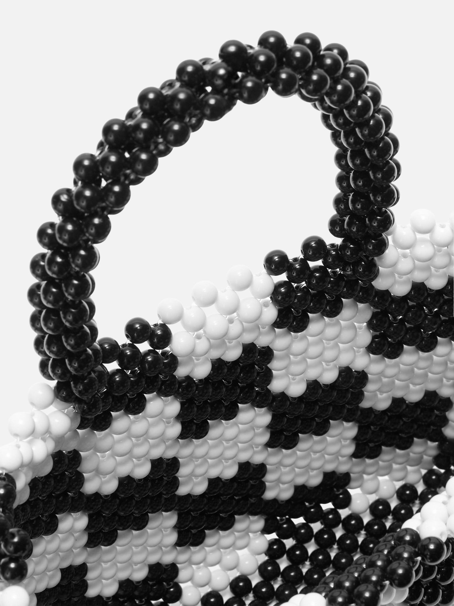 Mehrfarbige kleine Tasche mit Perlen