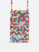 Multicolor Beaded Phone Holder