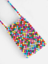 Multicolor Beaded Phone Holder