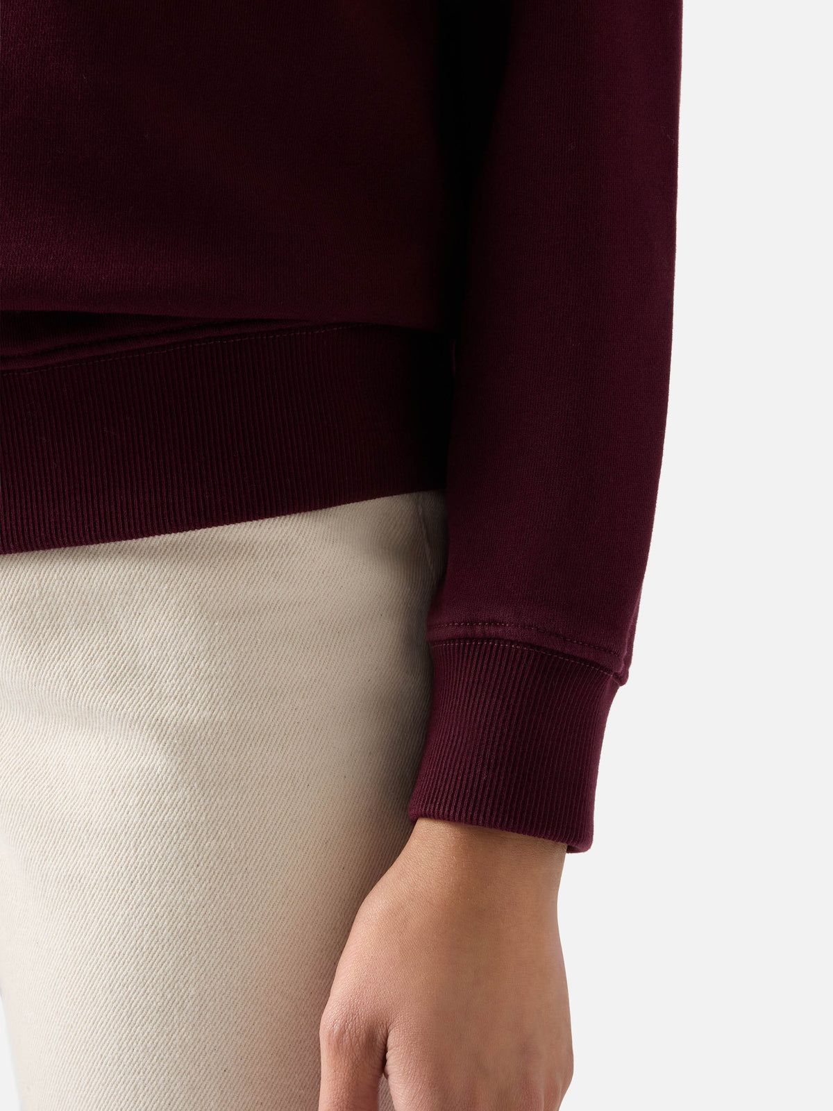 Polo en coton Bordeaux Berenice avec imprimé flock Saint Barth 