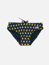 Slip da bagno da bambino Billy con stampa Ducky