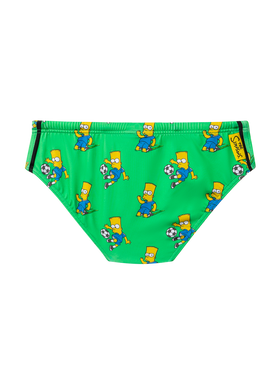 Boy swim briefs Billy with  Bart Simpson footlball player print | THE SIMPSON SPECIAL EDITION