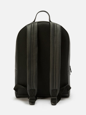 Rucksack aus schwarzem Leder