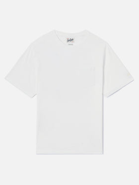 Off white Bakewell cotton piqué t-shirt with pocket and logo embroidery