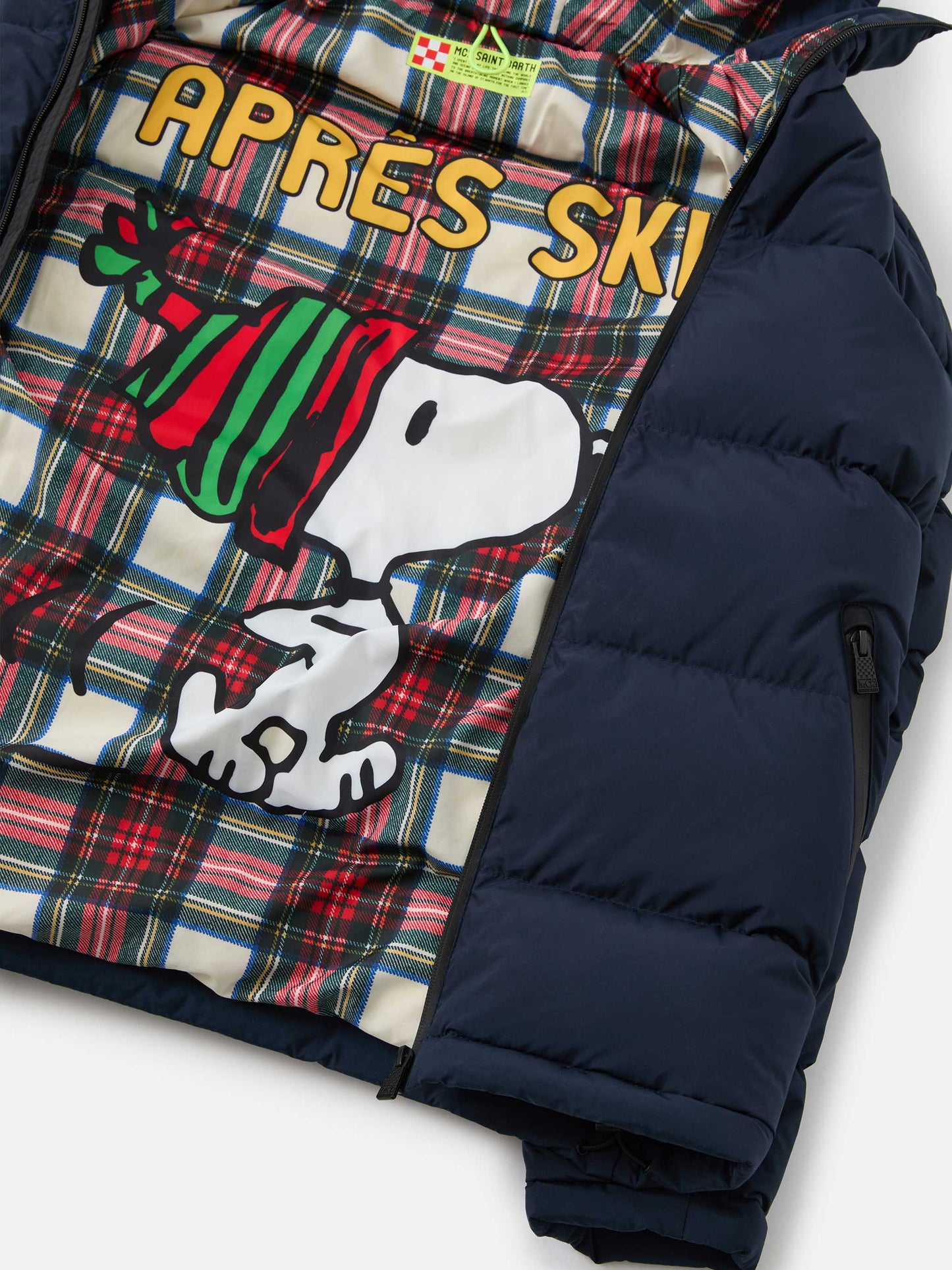 Hooded down padded jacket Snoopy print | Peanuts Special Edition