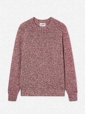 Pull ras-du-cou Red Blunt en laine avec maille mouliné 