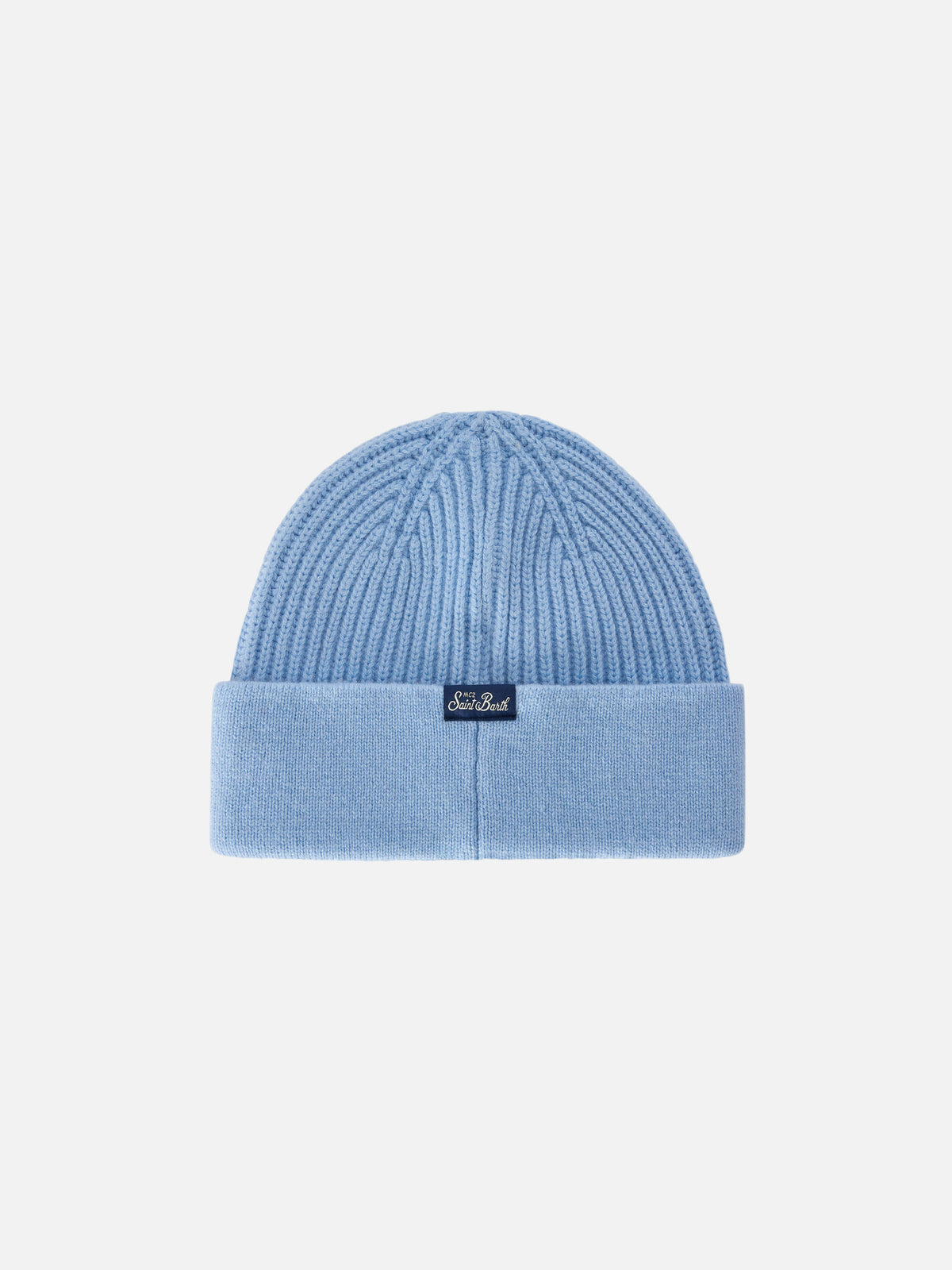 Gorro beanie Benjie Light blue con lettering Monello 