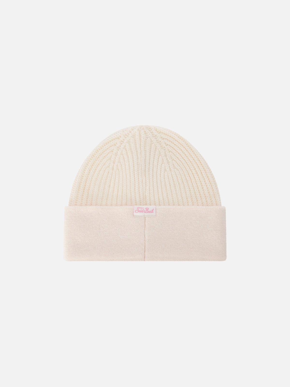 Off white Benjie beanie with Favolosa lettering