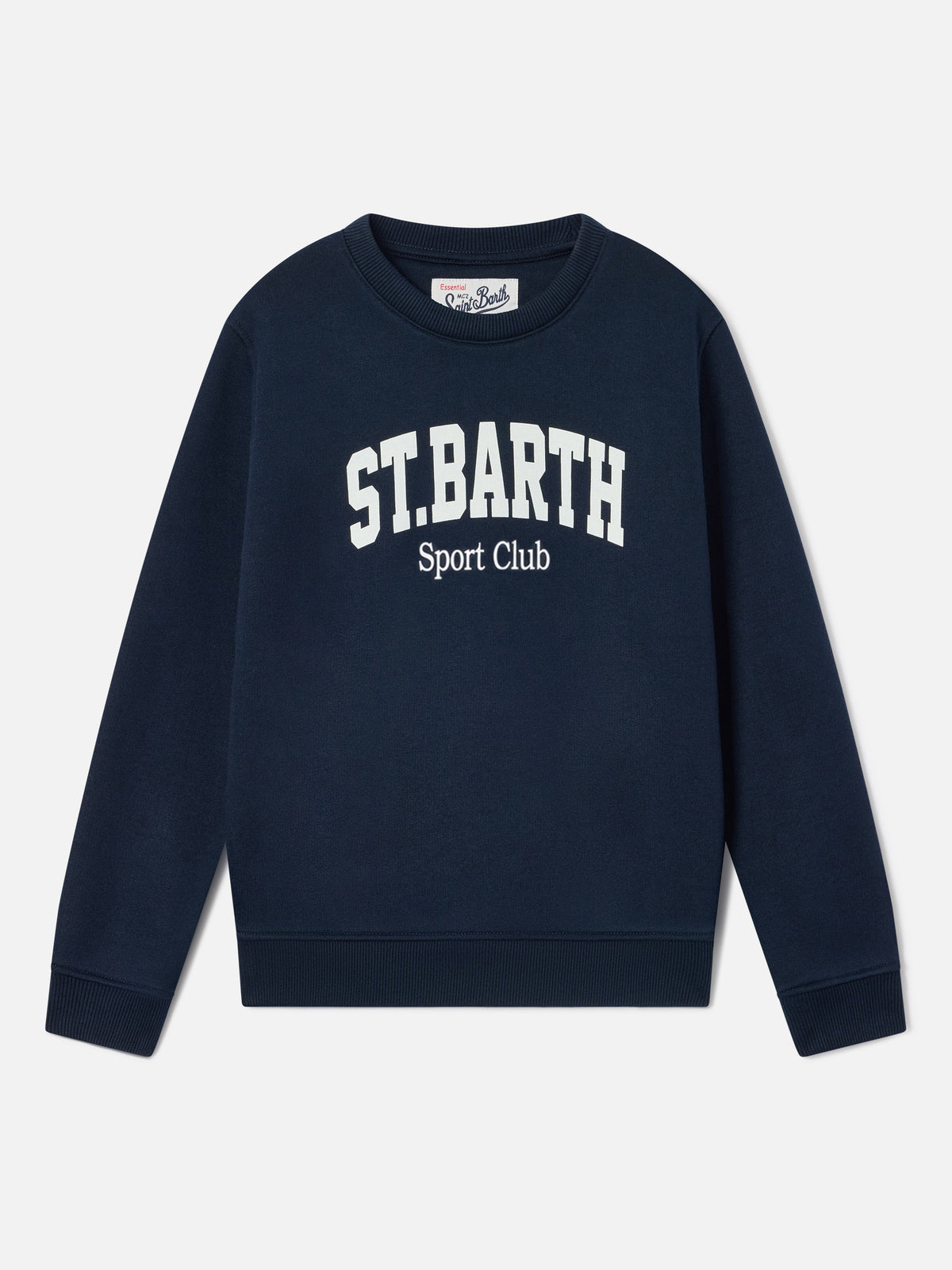 Navy blue Bobby sweatshirt with St. Barth Sport Club logo