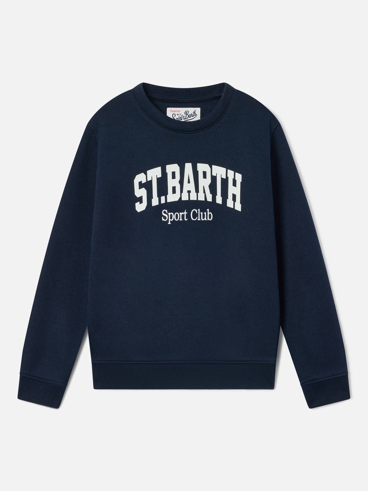 Navy blue Bobby sweatshirt with St. Barth Sport Club logo