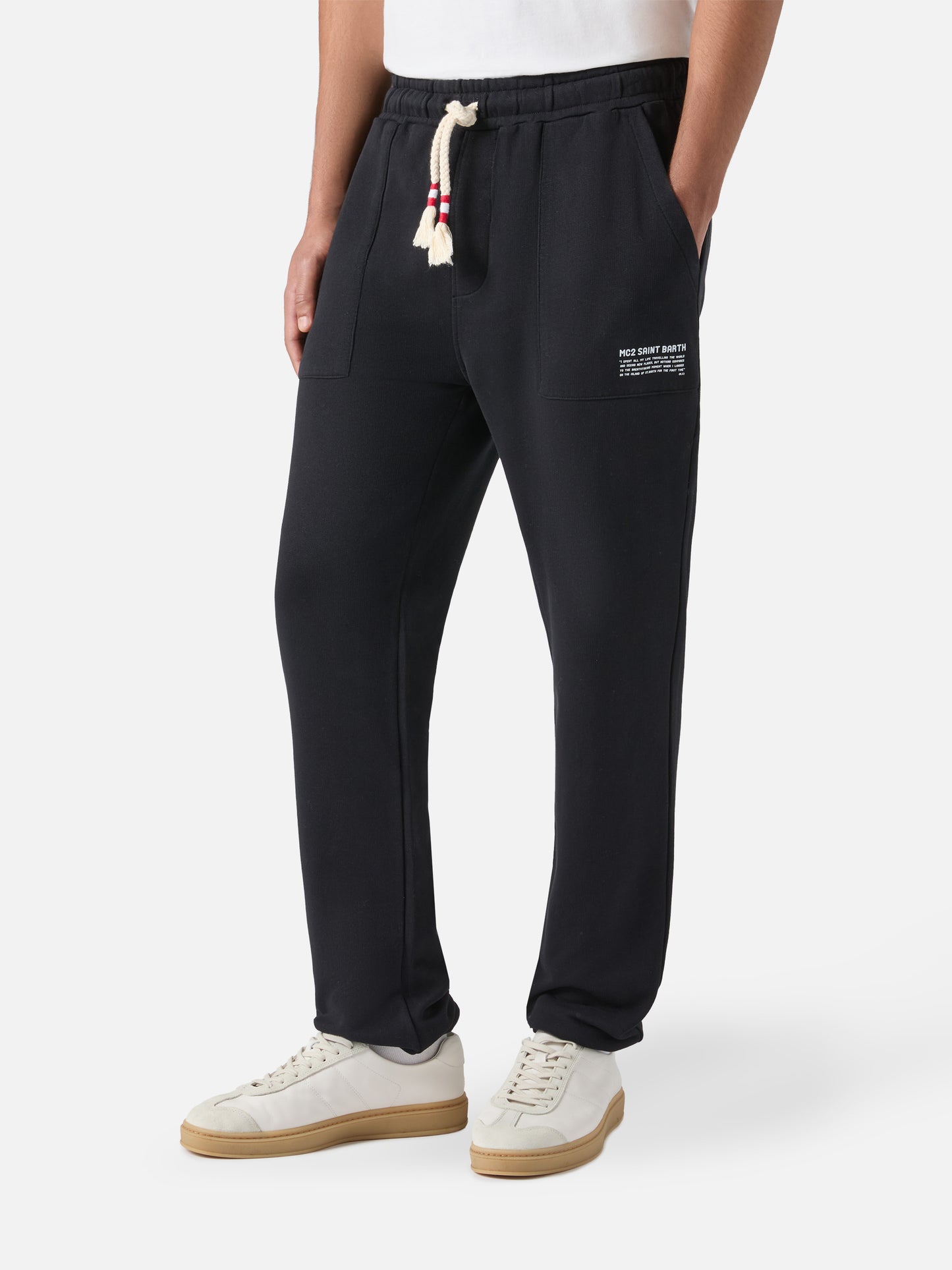 Grey mélange track pants Bolt