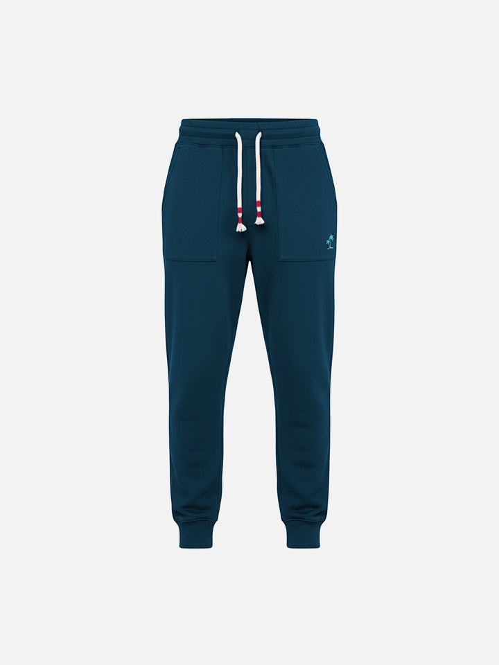 Pantaloni tuta Bolt Jr blu melange