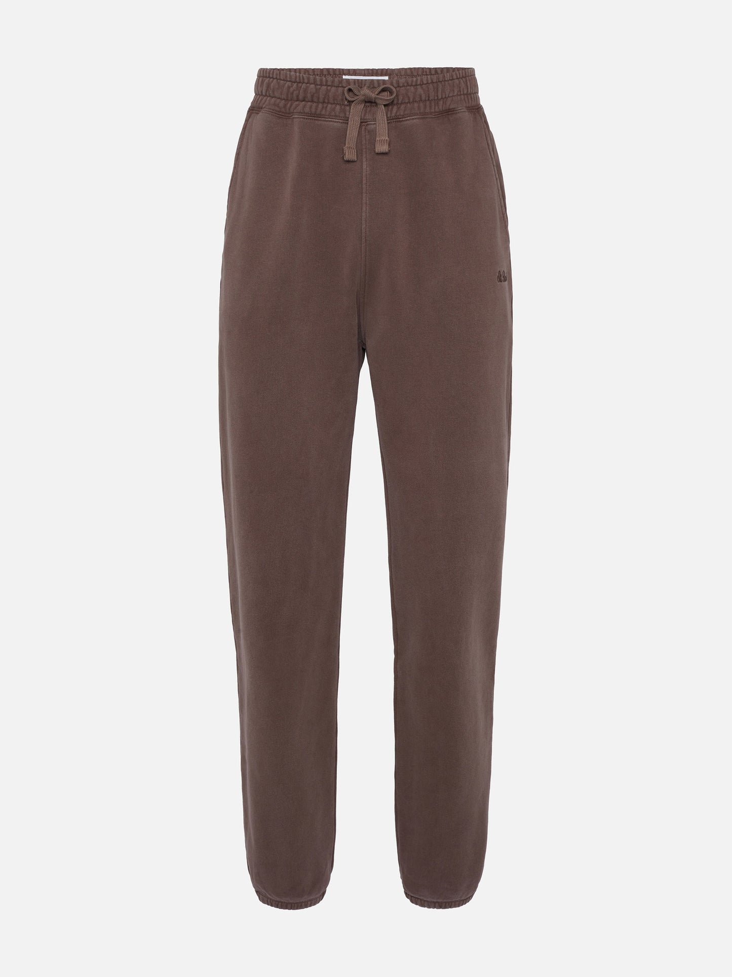 Pantaloni da tuta marroni Bolt con trattamento vintage