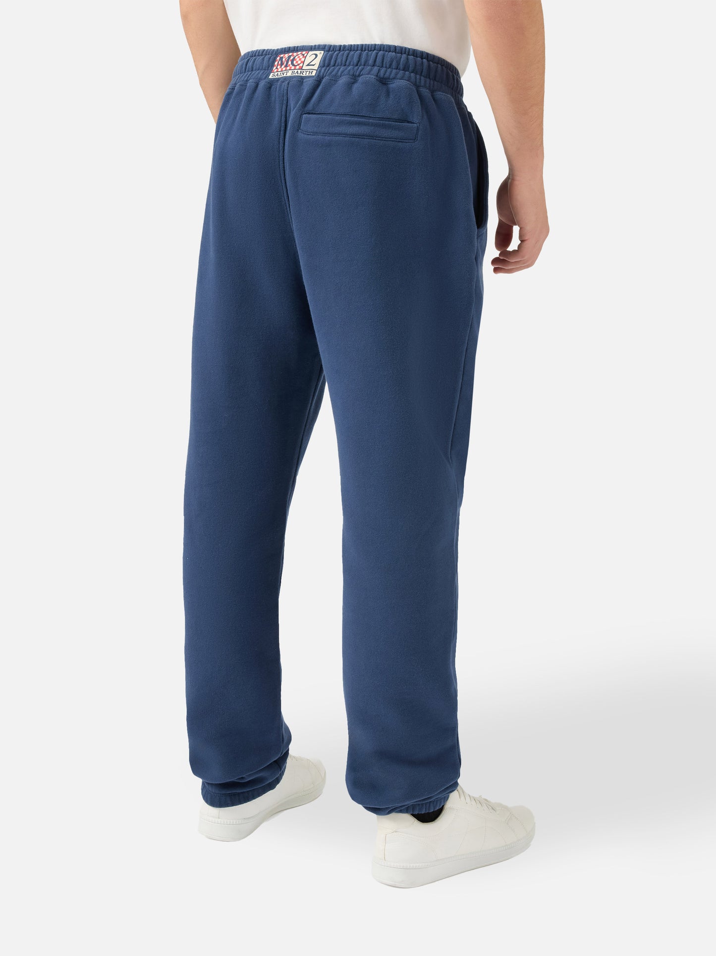 Navy blue cotton jogger pants Bolt