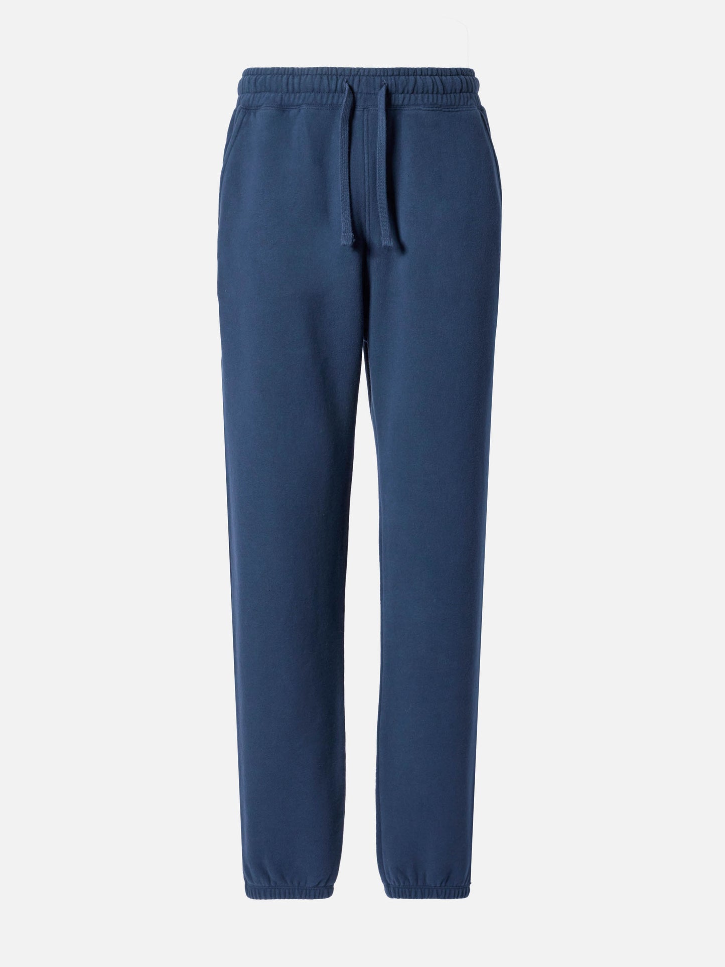 Pantaloni sportivi in cotone blu navy