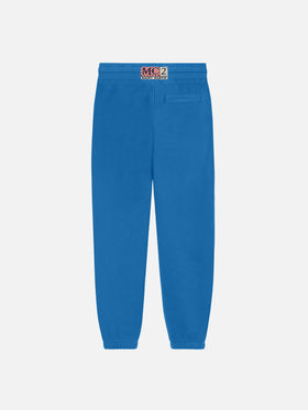 Pantaloni tuta Bolt Jr in felpa bluette