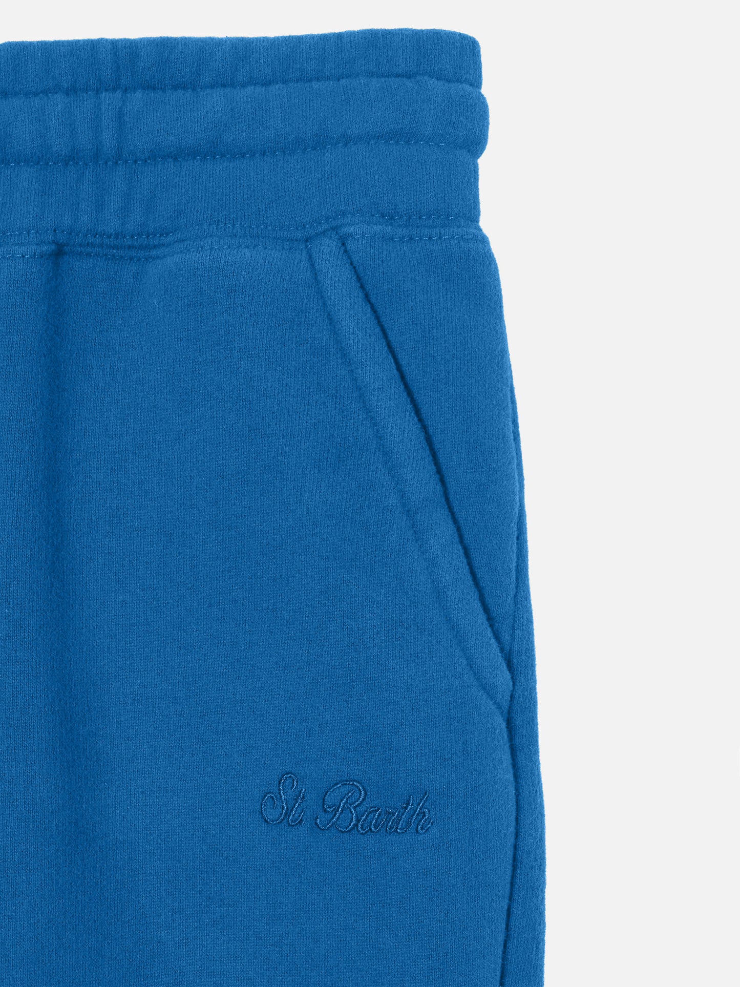 Pantaloni tuta Bolt Jr in felpa bluette