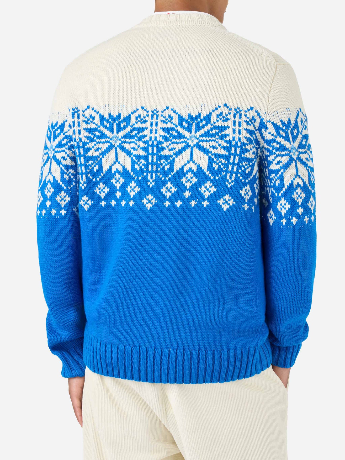 Bestickter Sweater Bombardino Courmayeur 