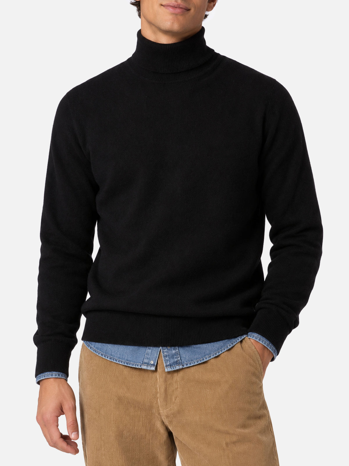 Maglia dolcevita Bond nera