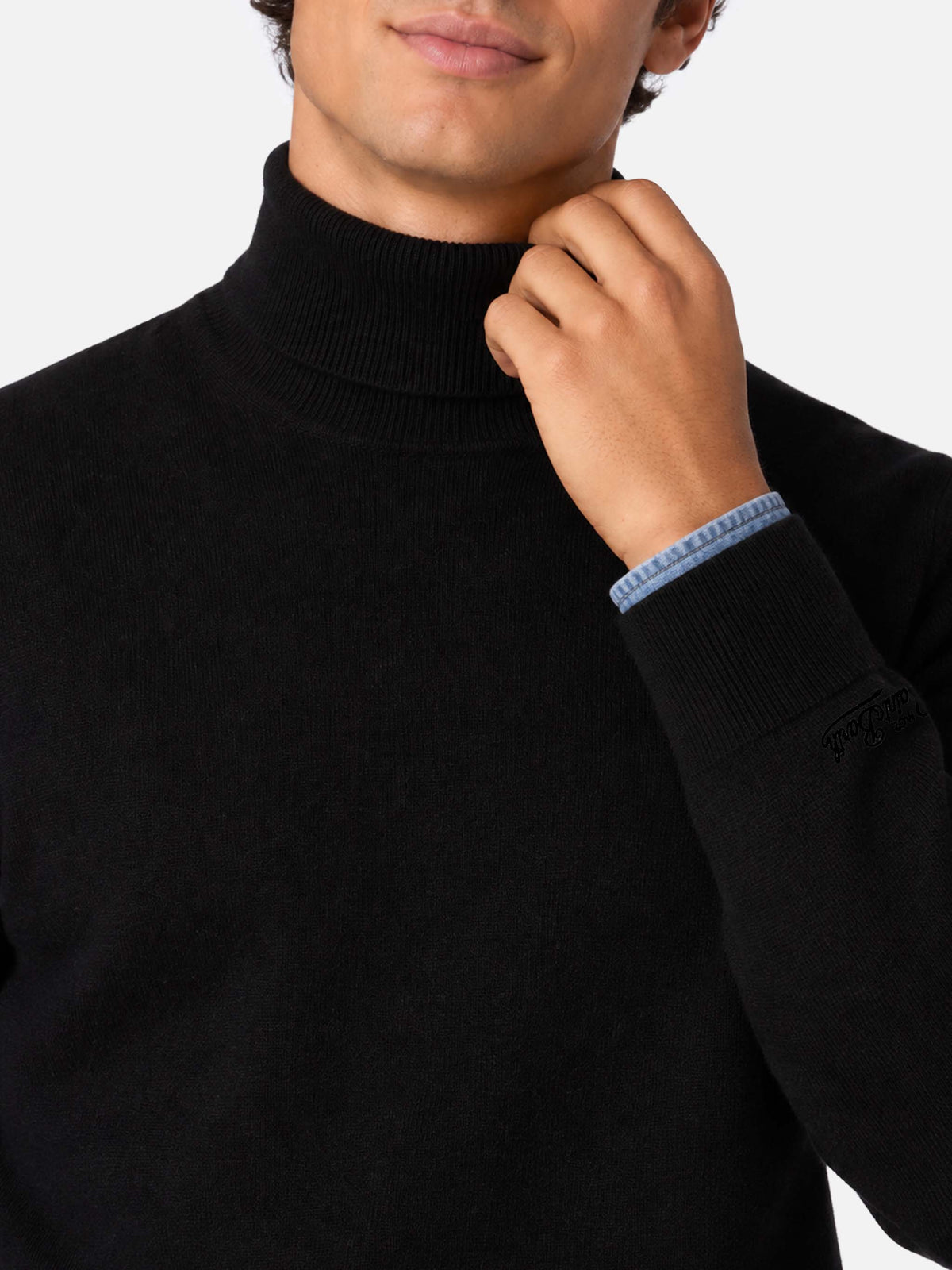 Maglia dolcevita Bond nera