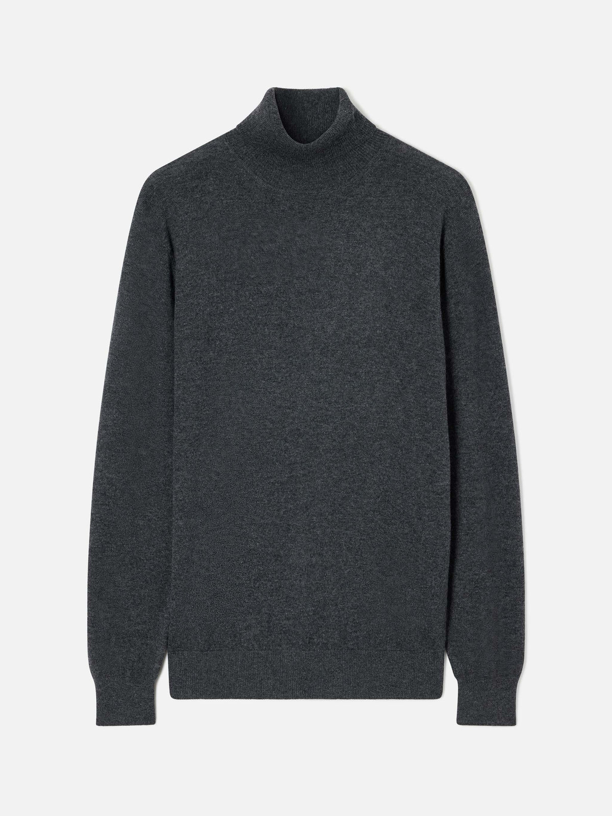 Grey Bond merino wool and cashmere blend turtleneck