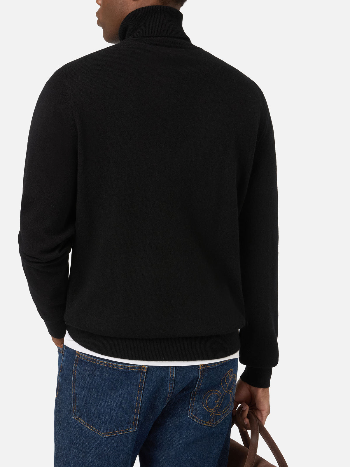 Dolcevita in cashmere Bond nero