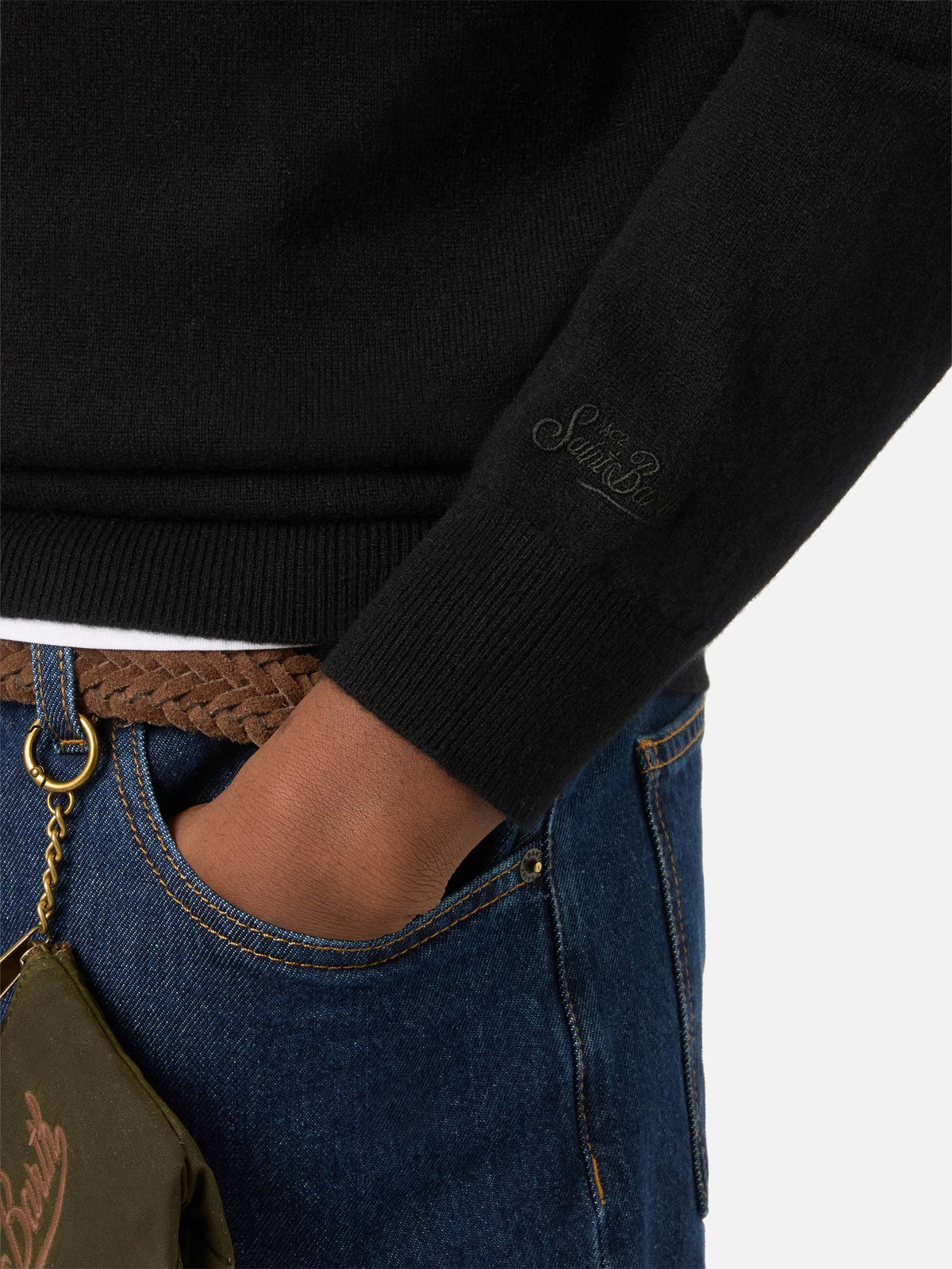 Dolcevita in cashmere Bond nero