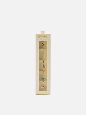 Set di charms per bikini Tropical con pendenti a tema tropicale