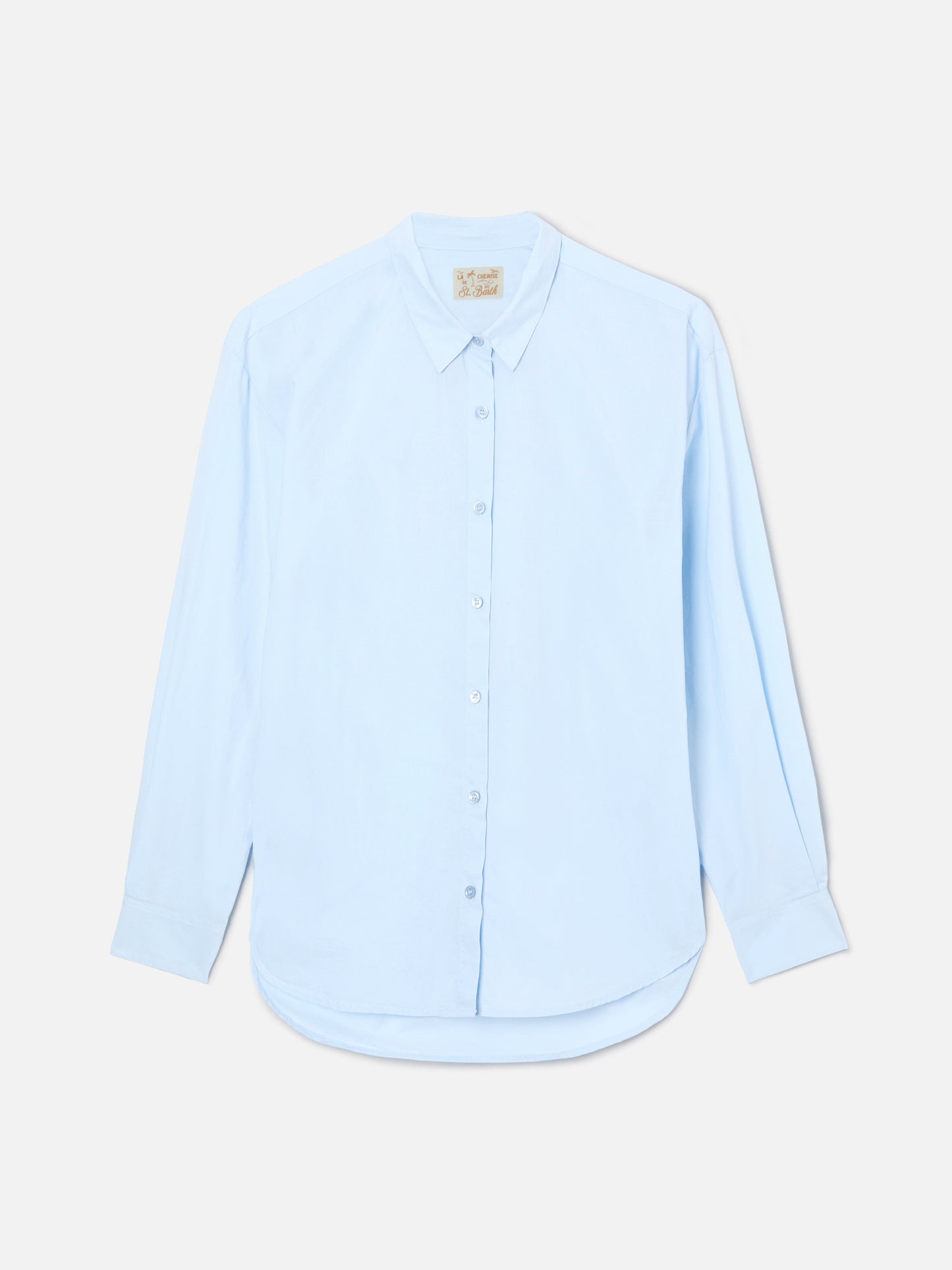 Camicia Brigitte azzurra con stampa Hello Kitty | Special Edition
