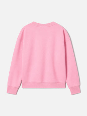 Pink Briony sweatshirt with St. Barth Sport Club print
