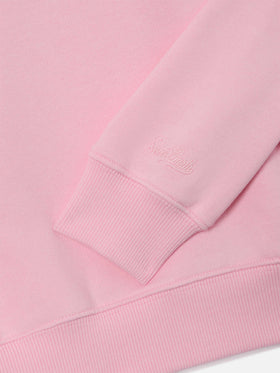 Sudadera rosa de mezcla de algodón Briony con bordado My Mom Is My Stylist 