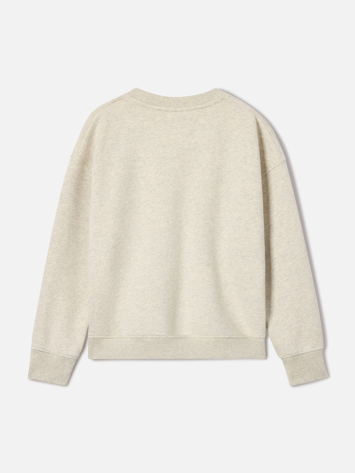 Sweat-shirt en mélange de coton gris avec imprimé St. Barth Briony 