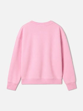 Pink Briony sweatshirt with Bella e Monella embroidery