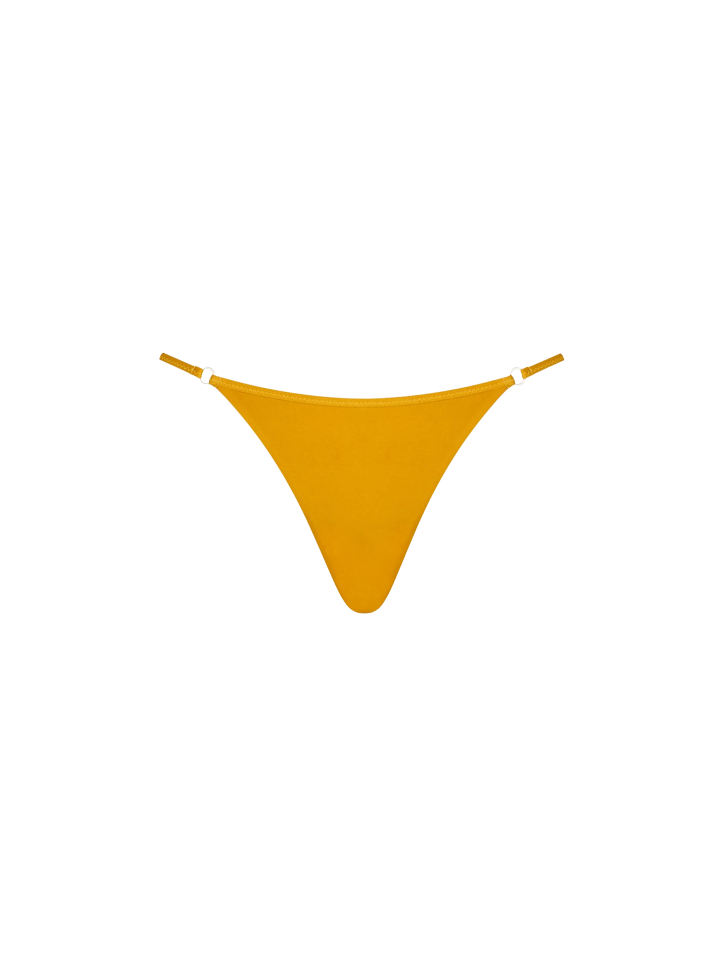 Woman ochre yellow cheeky swim briefs Jodene - MC2 Saint Barth