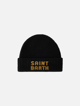 Black Berry beanie with logo patch