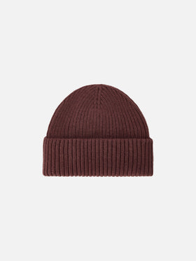 Bonnet marron Berry avec patch logo 