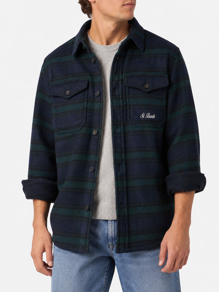 Sobrecamisa de tartán Burton 