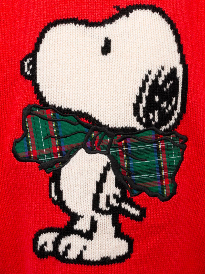 Roter Mädchenpullover Calia mit Snoopy-Patch | SNOOPY PEANUTS SPECIAL EDITION