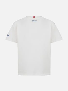 Schweres Baumwoll-T-Shirt für Jungen mit Cameron Mickey-Aufdruck und St. Barth Bomber-Stickerei | DISNEY SPECIAL EDITION