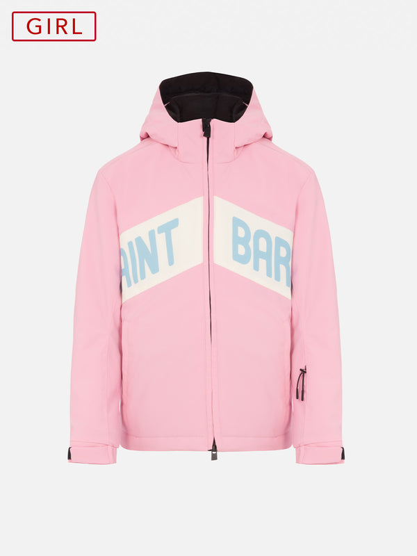 Girl pink ski jacket Chavanette