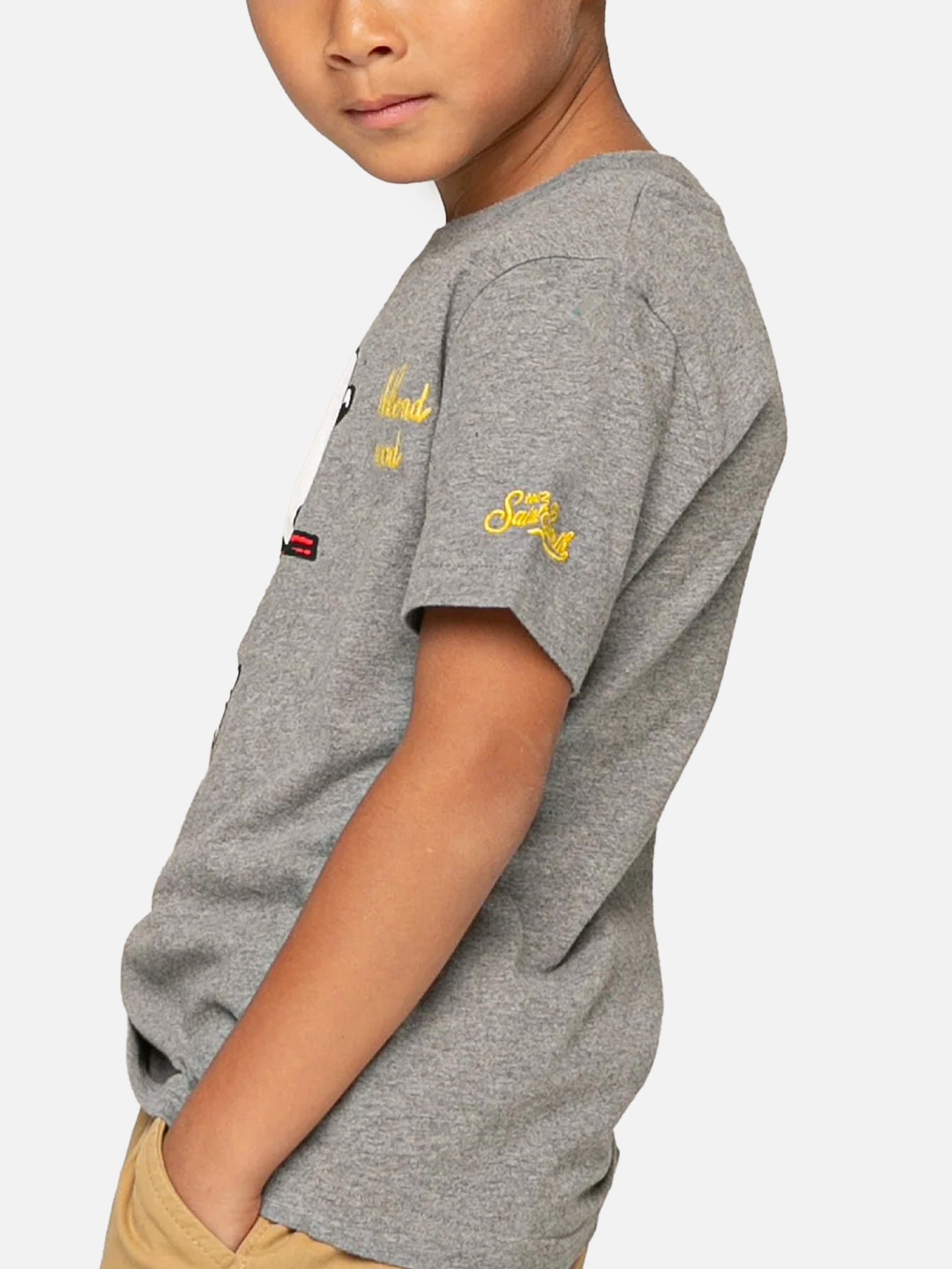 T-shirt da bambino con stampa e ricamo Snoopy | SNOOPY - EDIZIONE SPECIALE PEANUTS™