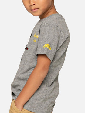 T-shirt da bambino con stampa e ricamo Snoopy | SNOOPY - EDIZIONE SPECIALE PEANUTS™