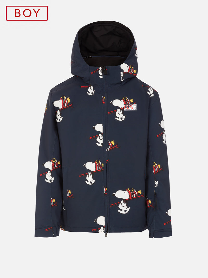 Boy blue jacket Wildhorn with Snoopy Ski Club print | SNOOPY PEANUTS SPECIAL EDITION