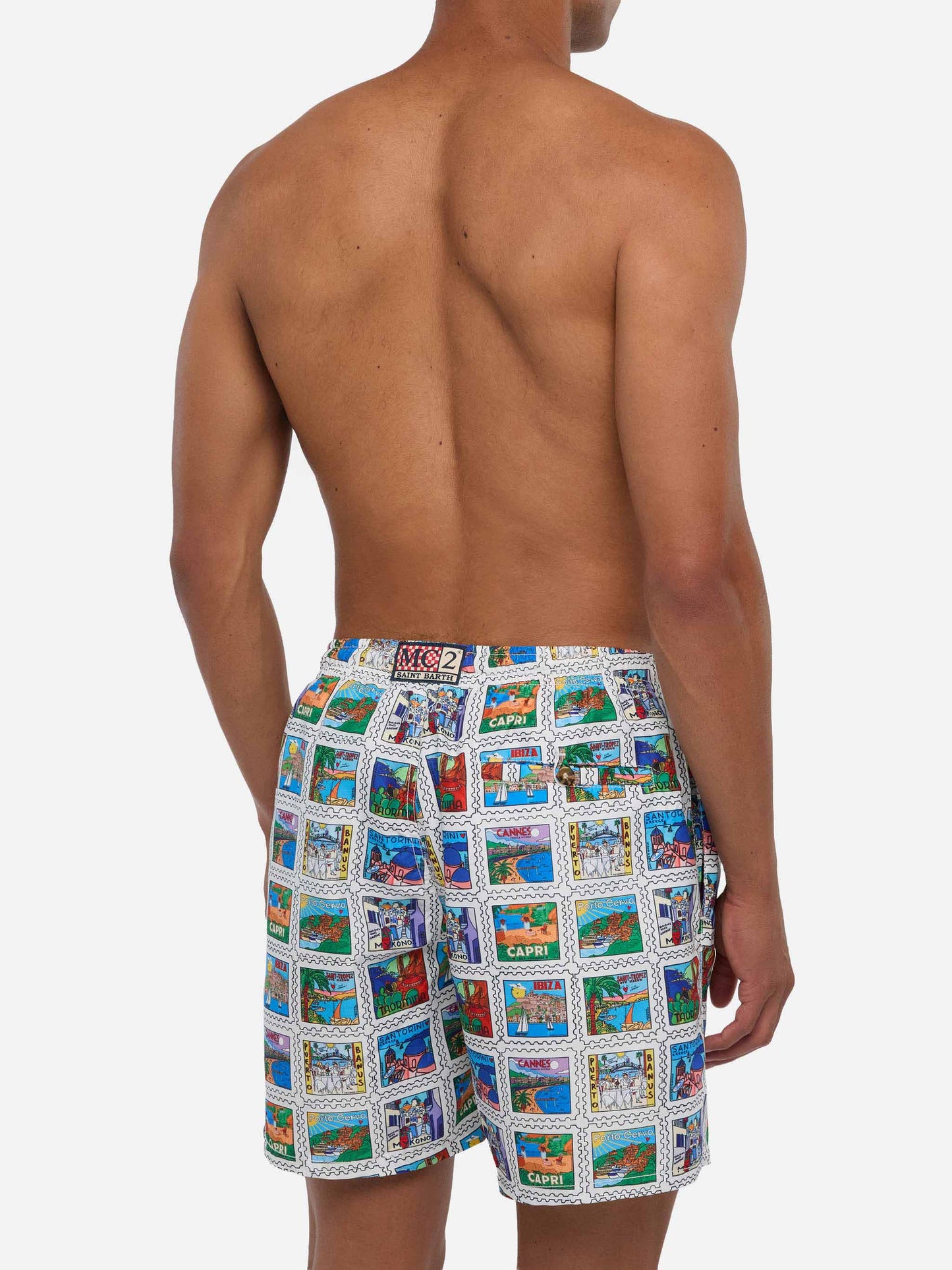 Badeshorts für Herren mit Sommerprint | ALESSANDRO ENRIQUEZ SONDERAUSGABE