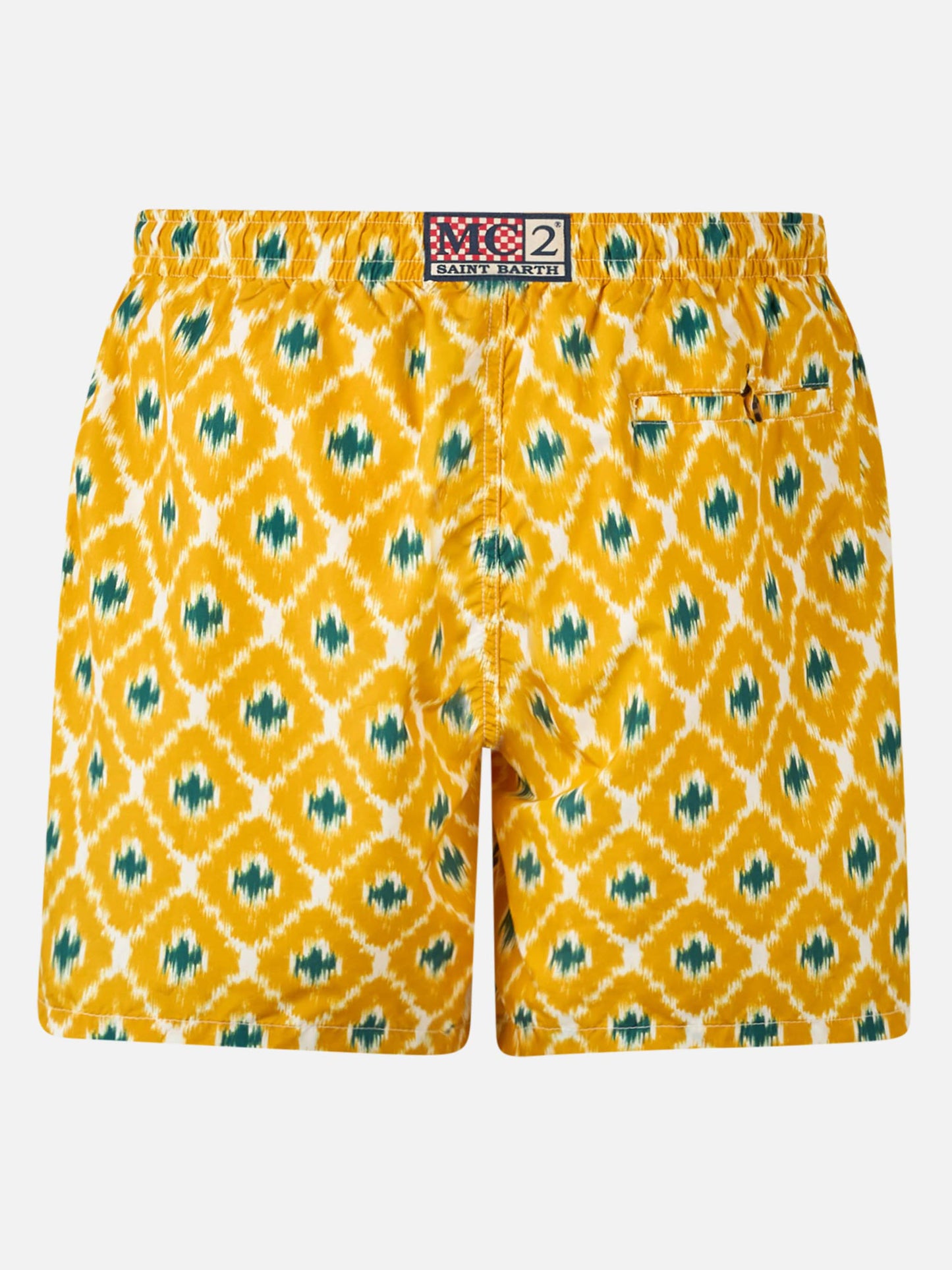 Man swim shorts with geometric print