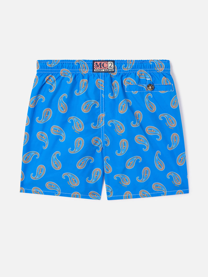 Short de bain garçon Bluette à imprimé paisley 